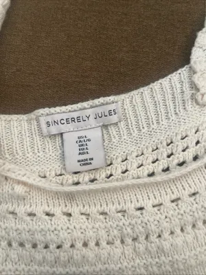 Sincerely Jules Crochet Crop Top thumbnail 2