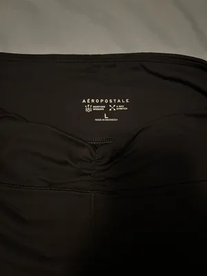 Aeropostale Flare Leggings Black thumbnail 2