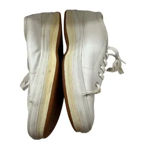 Keds Womens White Leather Lace Up Low Top Casual Nurse Sneakers Size 9 thumbnail 6