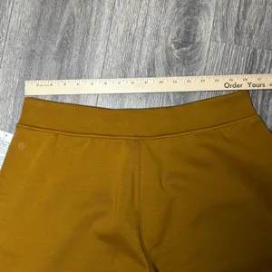 Lululemon Big Cozy Oversized Wide-Leg Pant Regular Melt Mustard Yellow‎ L thumbnail 9