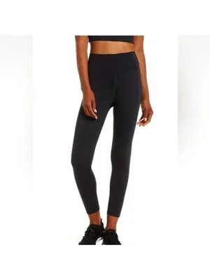 Girlfriend Collective Black Compression High-Rise 7/8 Leggings‎ Size Large thumbnail 2