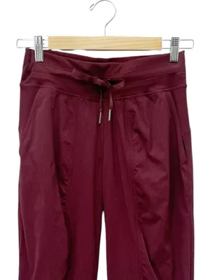 Lululemon Dance Studio Jogger Size 4 Deep Rouge Burgundy Swift Pants W5BPJS thumbnail 5
