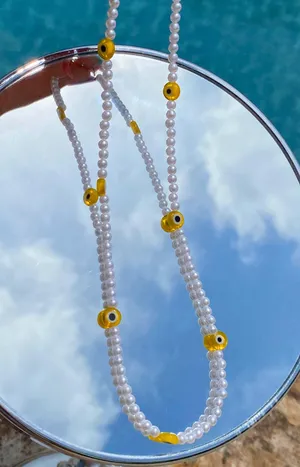 Handmade Evil Eye Necklace 🧿 thumbnail 2