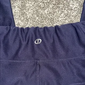 Spalding Navy Blue Active Leggings thumbnail 5