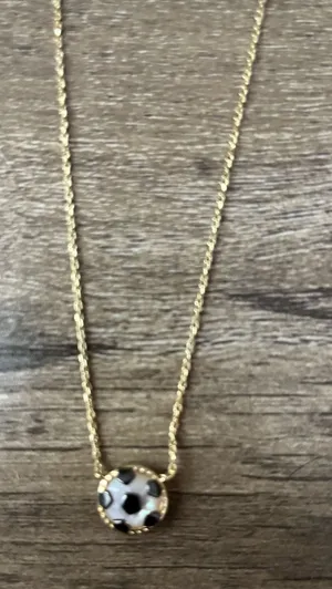 Kendra Scott Soccer Necklace - Gold thumbnail 1
