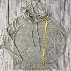 ebb & flow Gray Hoodie.  Size XLarge. EUC thumbnail 7