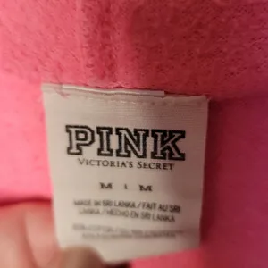 PINK - Victoria's Secret long sleeve hooded hoodie pull over sweatshirt sz Medium thumbnail 3