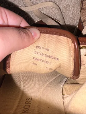 Women’s Michael Kors Brown & Tan Monogram Low-Top Sneakers Size: 6.5 thumbnail 6