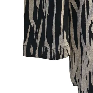 BCBGeneration Zebra Print Dress Black Velvet‎ Trim Size M thumbnail 3