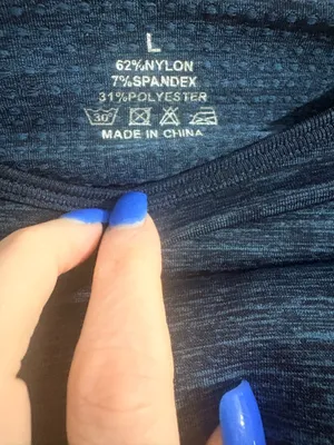 Workout Sweatshirt Blue Size L thumbnail 6