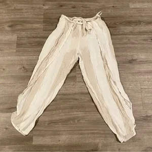Faithfull the Brand Es Torrent Striped Split Leg Pants Medium thumbnail 1