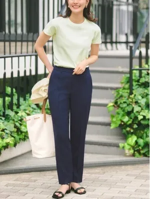 Uniqlo U Cotton Crew Neck T-Shirt NWT Cream Large thumbnail 5