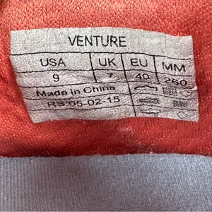 Vionic Venture Orthotic Mesh Low Top Lace Up Sneakers Grey‎ Coral Orange 9 thumbnail 10