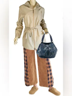 Vintage 1980'S Tan London Fog Lightweight Short Utility Trench Coat (11/12/M) thumbnail 2