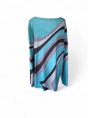 Long Sleeve Turquoise Wave thumbnail 5