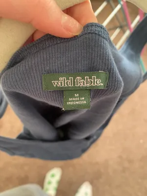 Wild Fable Blue Tank Top thumbnail 2