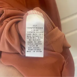 She + Sky Midi Dress in Copper Size Medium NWT‎ thumbnail 9