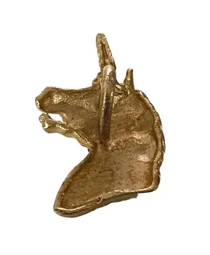 Vintage unicorn head pendant thumbnail 2