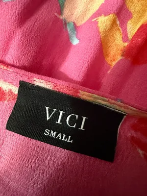 Vici Pink Floral Wrap Maxi Dress with Multicolor Blooms thumbnail 7