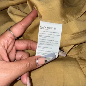 Club Monaco Mustard Ruffle Sleeve Fit And Flare Dress Womens 6 New NWT thumbnail 10
