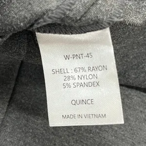 Quince Women's Charcoal Gray Ultra-Stretch Ponte Skinny‎ Pants Size Small thumbnail 6