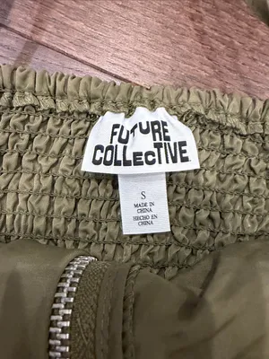 Future Collective Women's Nylon Zip-Front Midi Dress Size Small - C66-011 thumbnail 4