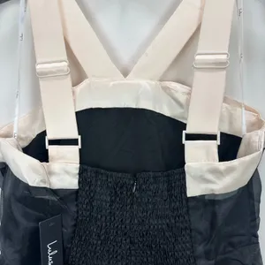 Lulus Black Tiered Organza Midi Dress Ivory Bow Sleeveless Party Cocktail XL NWT thumbnail 11