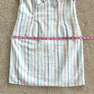 Cupcakes & Cashmere x Revolve Soleil Striped Mini Dress in Optic White Size 4 thumbnail 9