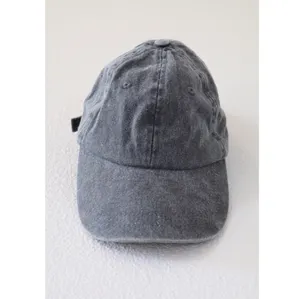 Pigment Dyed Adjustable Baseball Cap Gray thumbnail 2