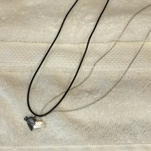 Elegant Streetwear Heart Shape Silver Plating Pendant Dual Partner Necklace thumbnail 6