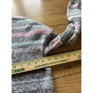 Eddie Bauer‎ Women Size XL Knit Sweater Neck Knit Striped Stretch Cotton Blend thumbnail 5