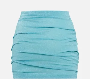 Triangl Luna Baby Blue Sparkle Skirt thumbnail 1