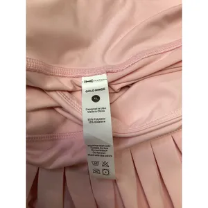Gold Hinge Pleated Tennis Skort Almond Blossom Pink XL JK2201-ABLM… thumbnail 6