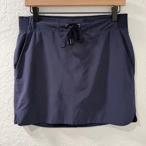ATHLETA Navy Blue Athletic Skort w Mesh Shorts Size 6 thumbnail 1