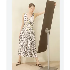 SELF‎ PORTRAIT | Leopard Patterns Sleeveless Dress Size 6 thumbnail 4