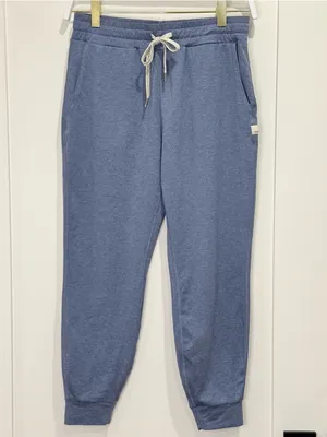 Vuori Performance Joggers XS Light Azule Heather Blue Athleisure Lounge thumbnail 5