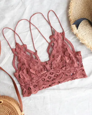 Adella Crochet Lace Bralette thumbnail 4