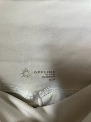 offline by aerie women's small light gray athletic shorts thumbnail 3
