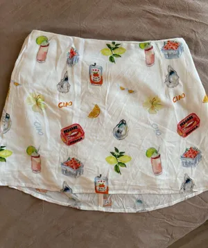 Princess Polly White Mini Skirt thumbnail 1