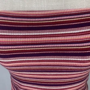 American Eagle Outfitters Soft & Sexy Striped Red Tube Top Strapless Siz… thumbnail 3