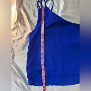 Monteau Blue Asymmetrical Camisole Top thumbnail 6