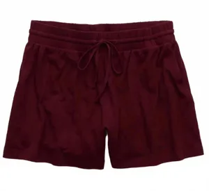 AE Sunchaser Knit High-Waisted Pull-On Short American Eagle NWT Antique Rose XL thumbnail 1