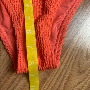 ZYIA size medium new muted peach ribbed Bikini Set orange two piece vaca travel thumbnail 7