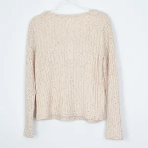 NWT Heartloom Womens Lilah Henley‎ Pullover Sweater in Oat Size L Minimalist thumbnail 7