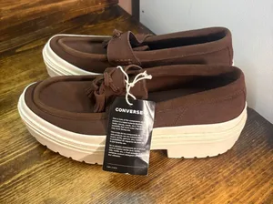 Converse brown platform loafers size 8 thumbnail 1