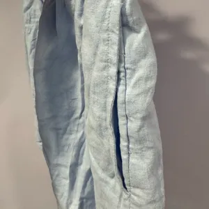 Light Blue Women's Aerie‎ linen type shorts thumbnail 3