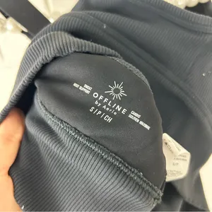 Aerie Offline Black Cardio Sweat Most Support Sports Bra Size S thumbnail 10