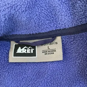REI‎ Purple Shell Jacket Fleece Lined Size Large EUC thumbnail 5