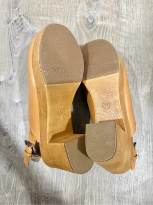 Universal Thread Tan Platform Clogs Slingback Chunky 4” Heel Shoes Women’s 11 thumbnail 5