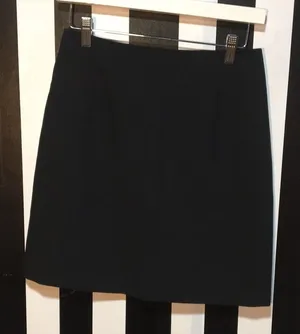 Y2K Black Career Office Business Casual Pencil Skirt Size 3/4 Junior’s thumbnail 1
